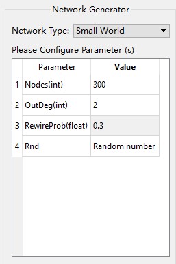  Configure parameters for the network